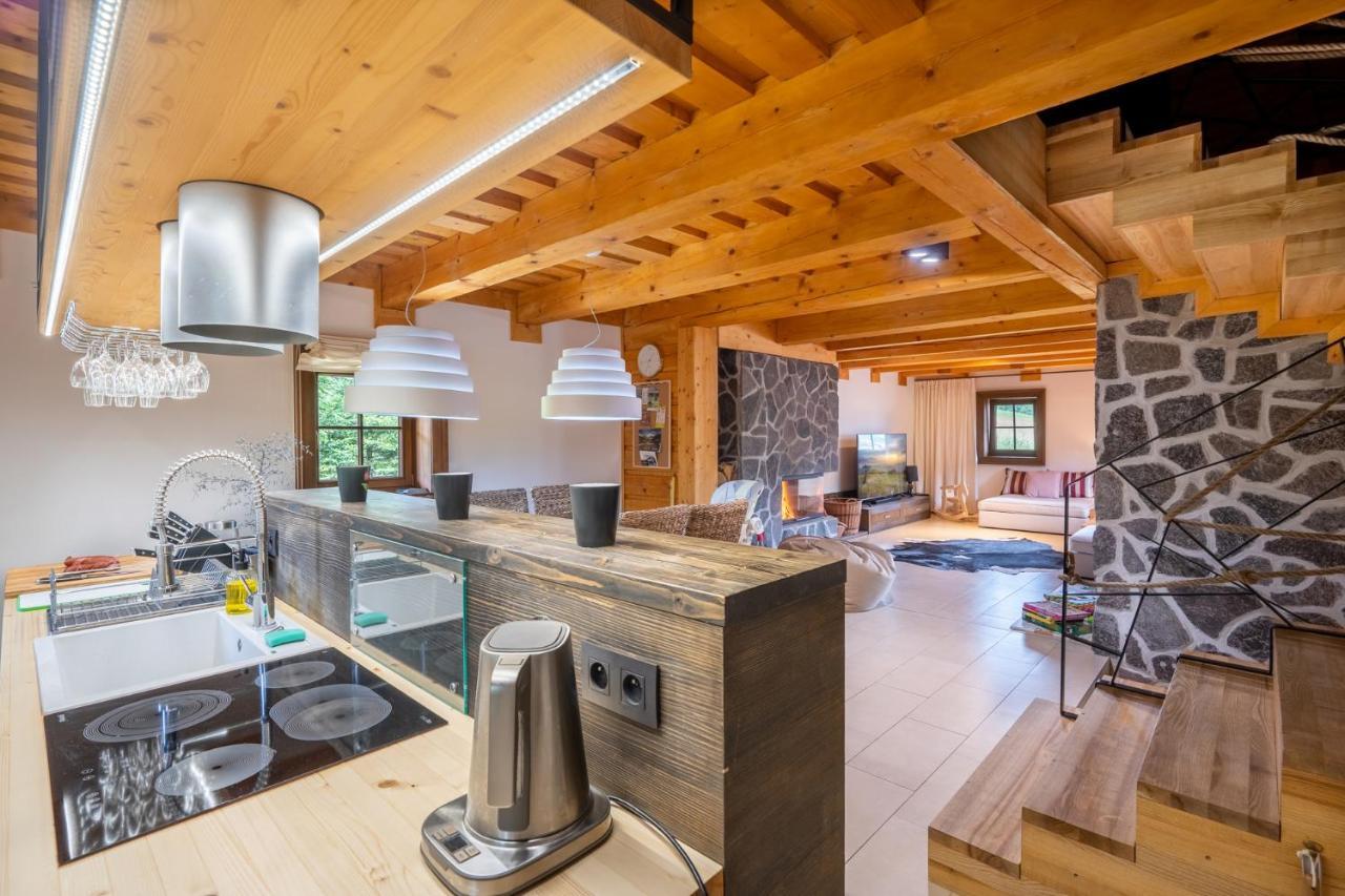 Wellness Drevenica Zuberec, 3 Apartmany, 2 Studia, Tatranske Stity Z Terasy Exteriér fotografie