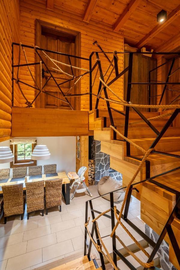 Wellness Drevenica Zuberec, 3 Apartmany, 2 Studia, Tatranske Stity Z Terasy Exteriér fotografie