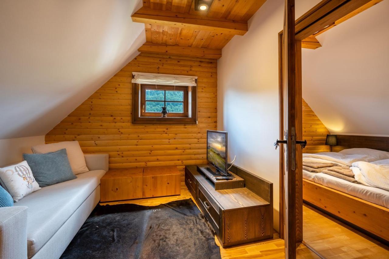 Wellness Drevenica Zuberec, 3 Apartmany, 2 Studia, Tatranske Stity Z Terasy Exteriér fotografie