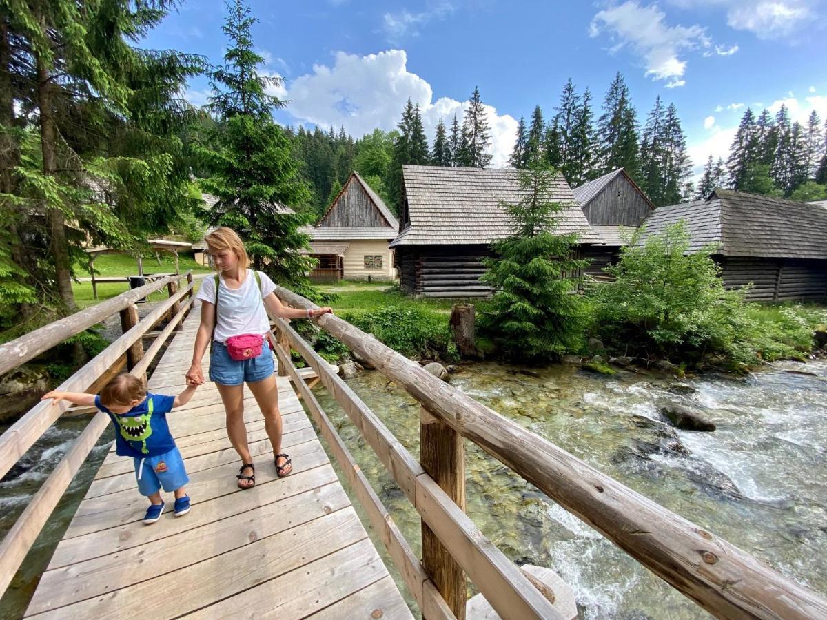 Wellness Drevenica Zuberec, 3 Apartmany, 2 Studia, Tatranske Stity Z Terasy Exteriér fotografie